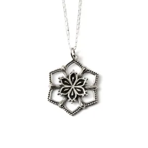 Sadhana Silver Necklace