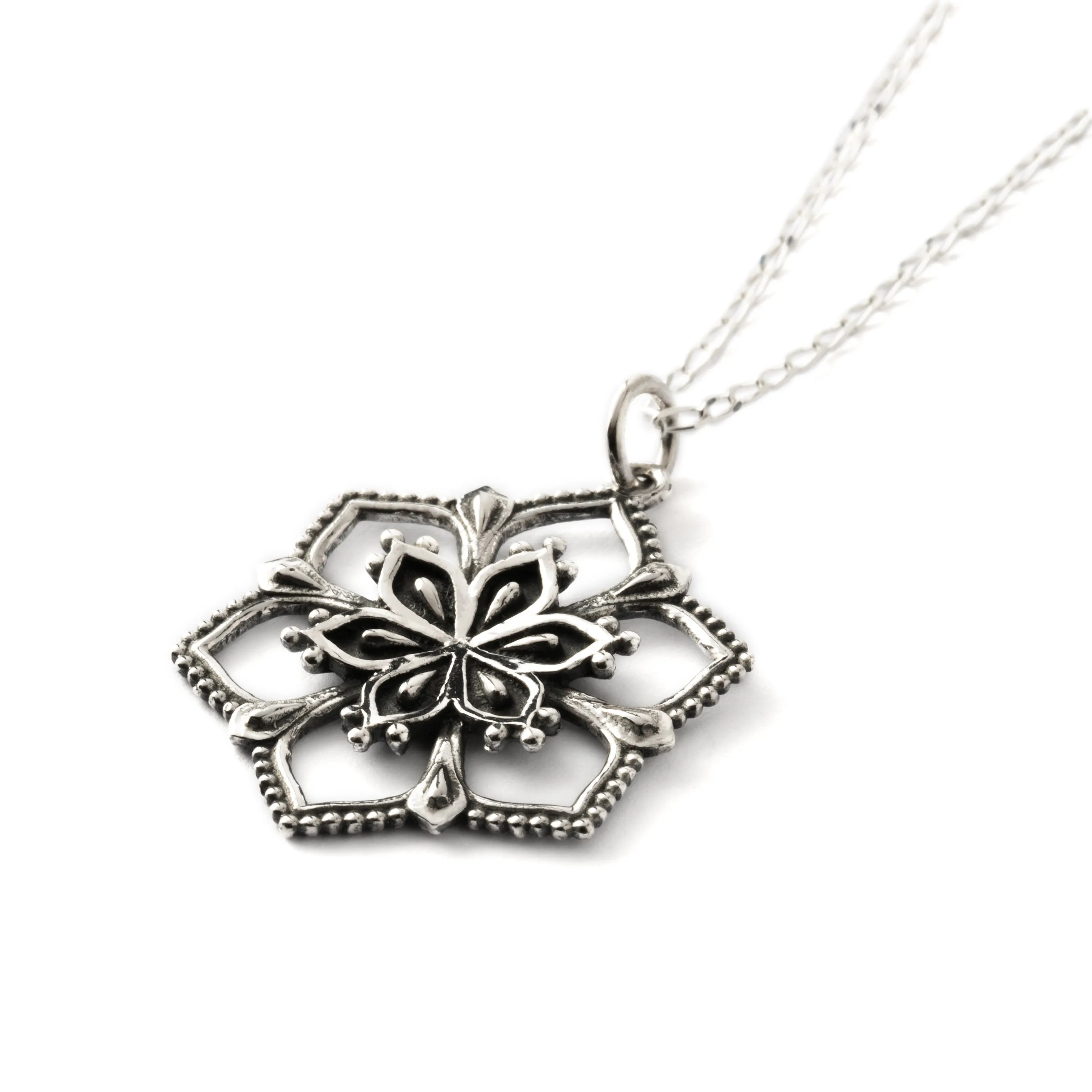 Sadhana Silver Necklace