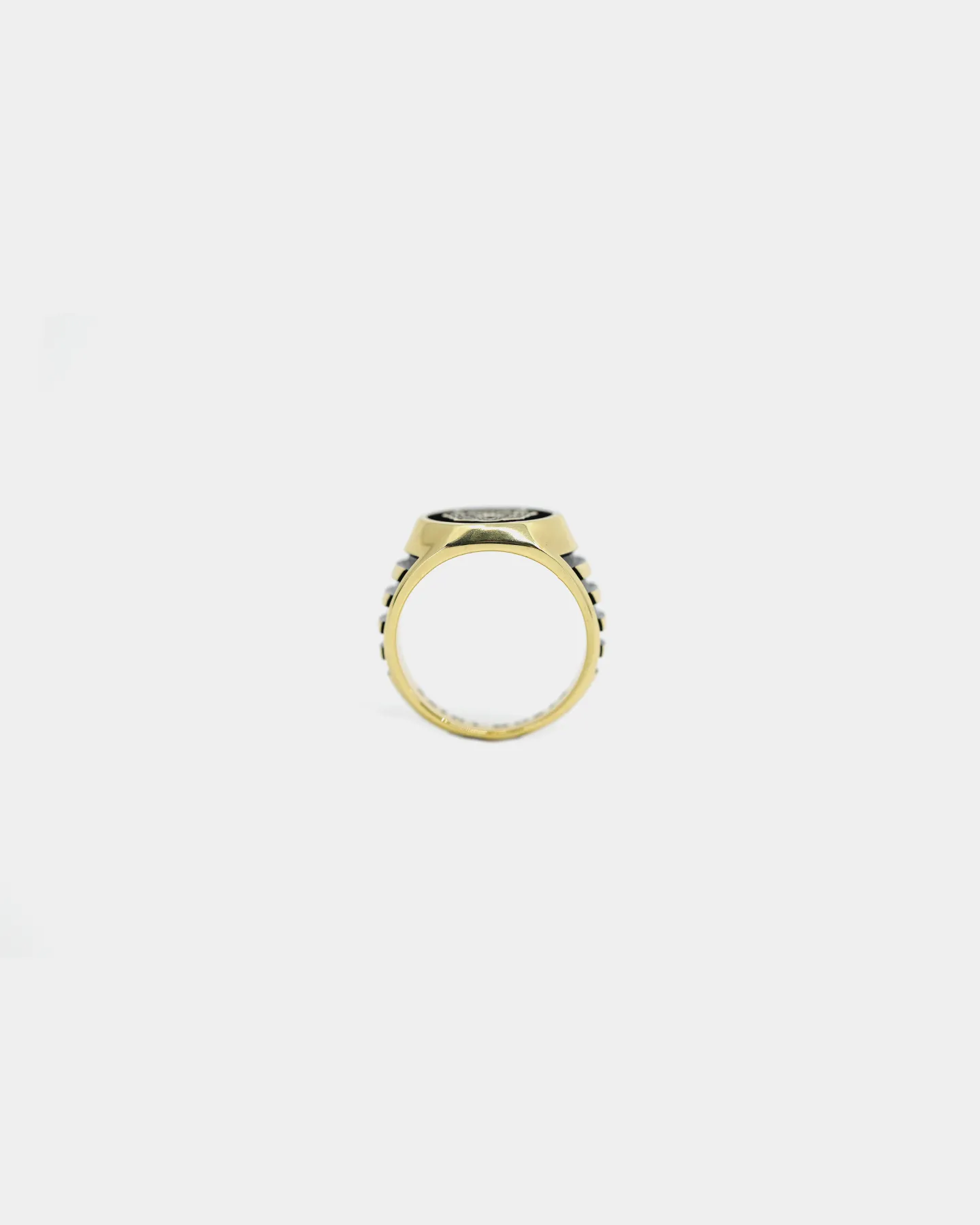 SAINT MORTA TIGER SOVEREIGN RING GOLD/BLACK