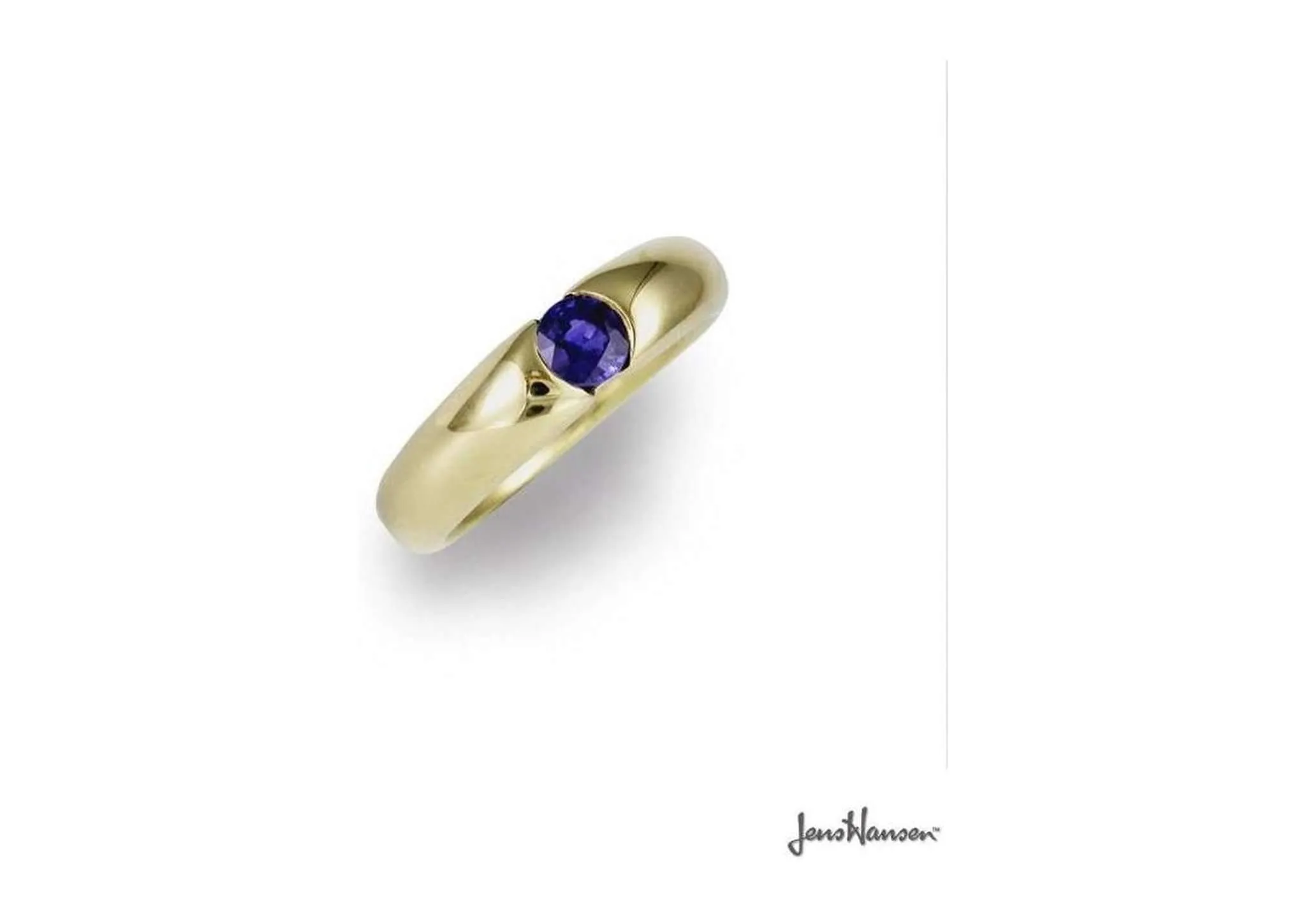 Sapphire Dress Ring, Yellow Gold