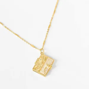 Secret Scriptures Locket: Love - Gold