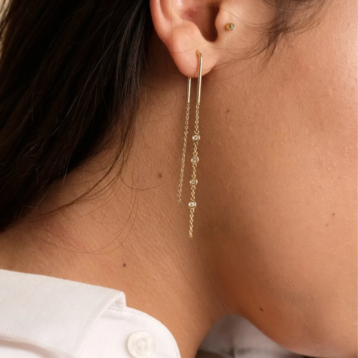 Sienna Chain Drop Earring