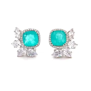 Statement Color Cushion Multishape Earrings