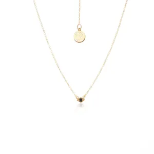 Superfine / Necklace / Keepsake / Black Spinel   Gold