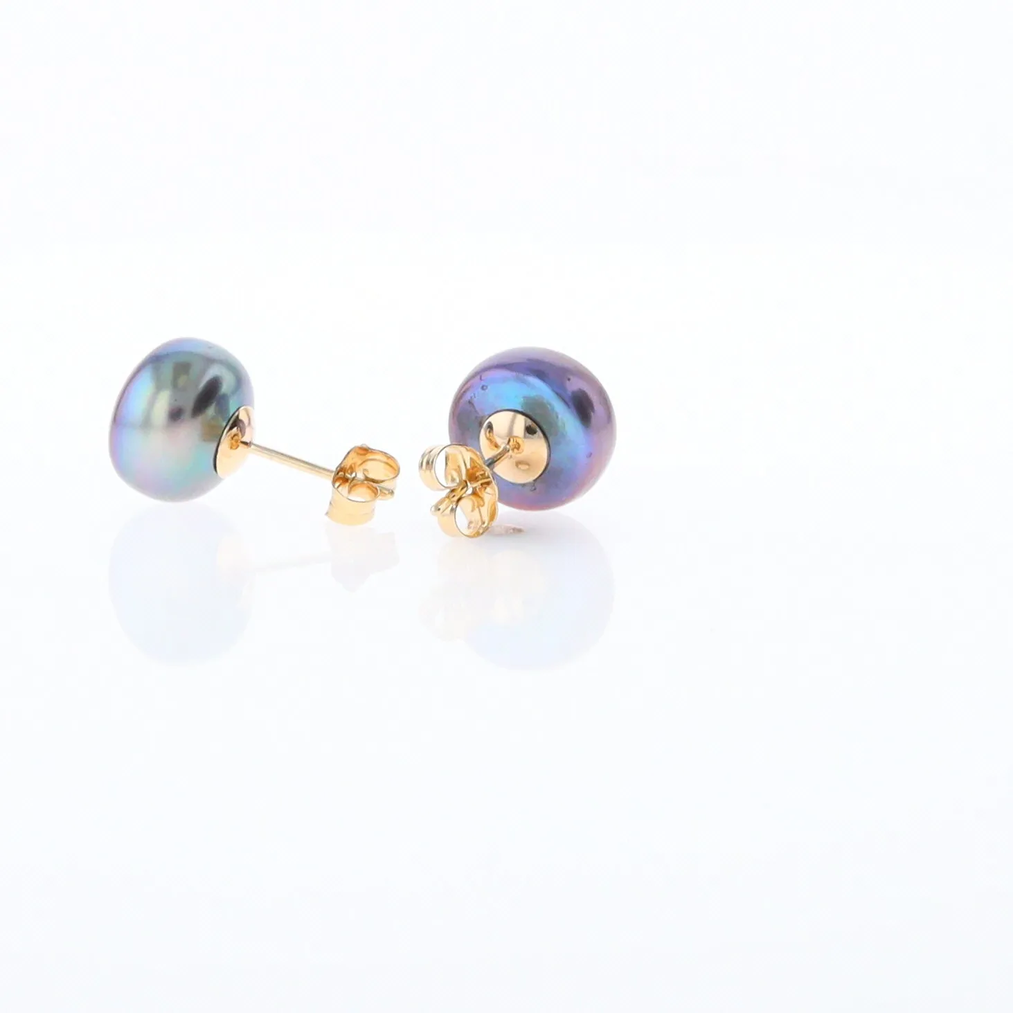 Tahitian Grey Pearl Studs