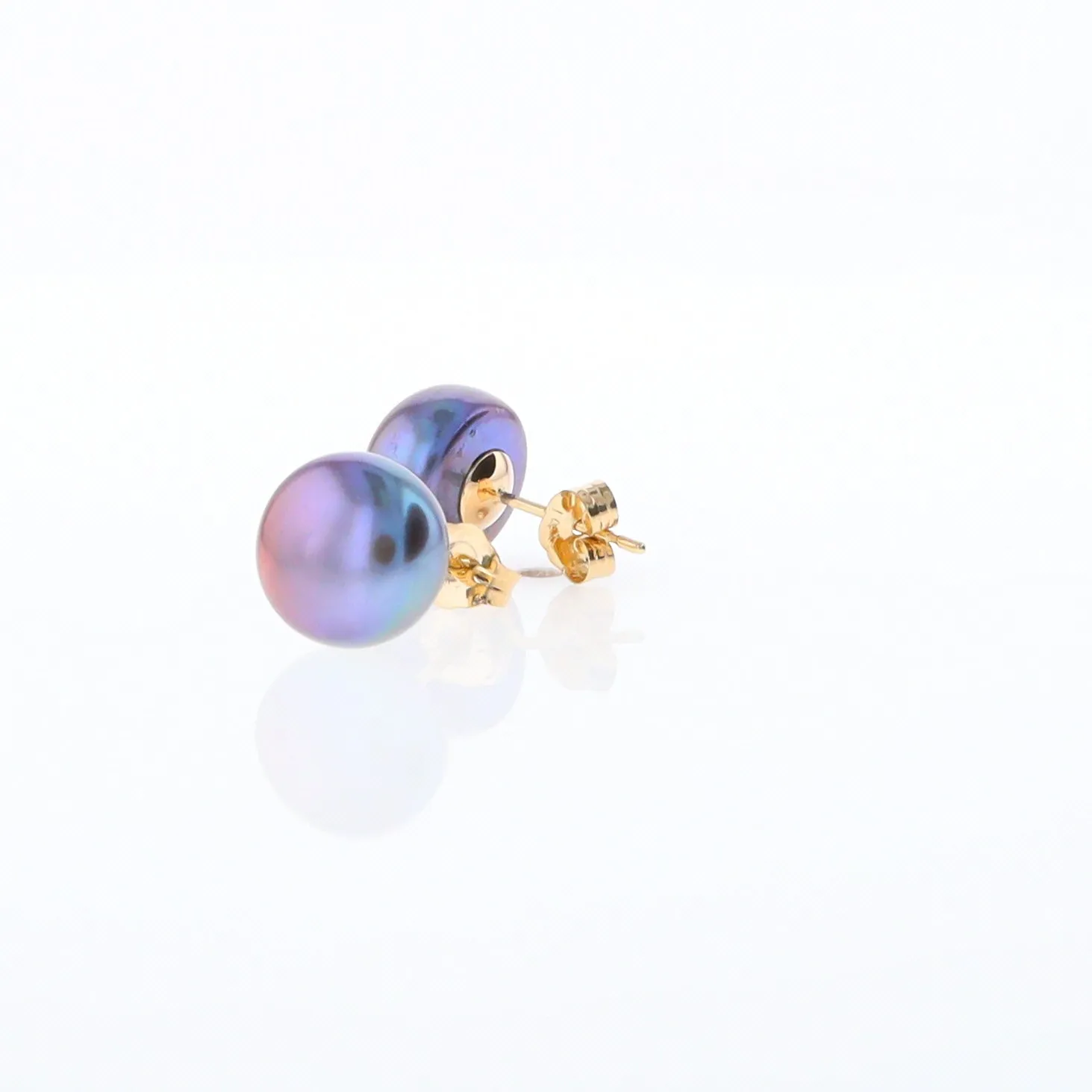 Tahitian Grey Pearl Studs