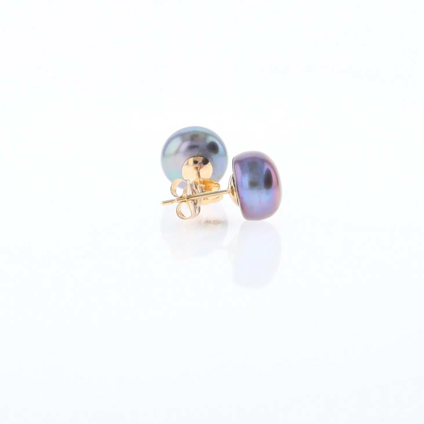 Tahitian Grey Pearl Studs