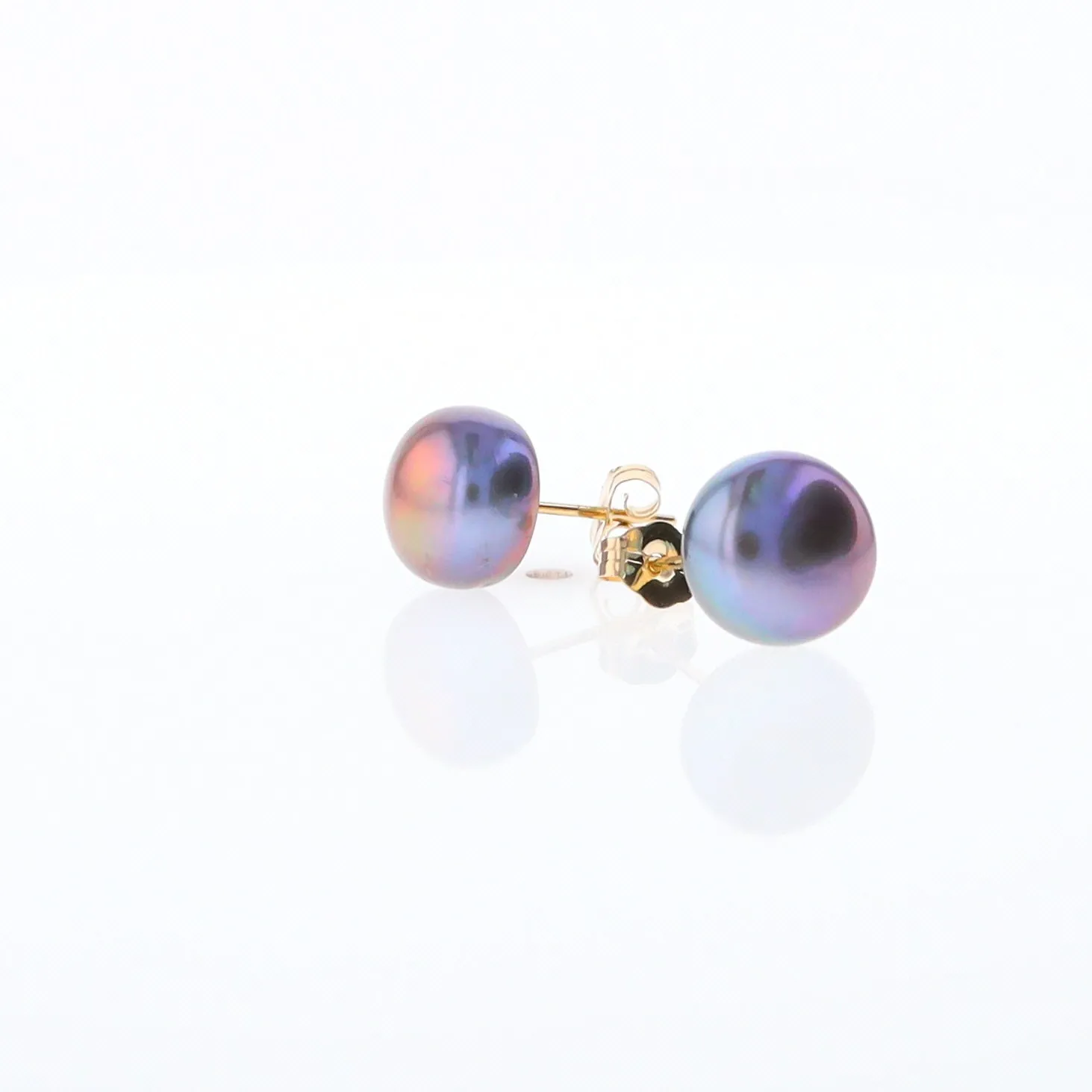 Tahitian Grey Pearl Studs