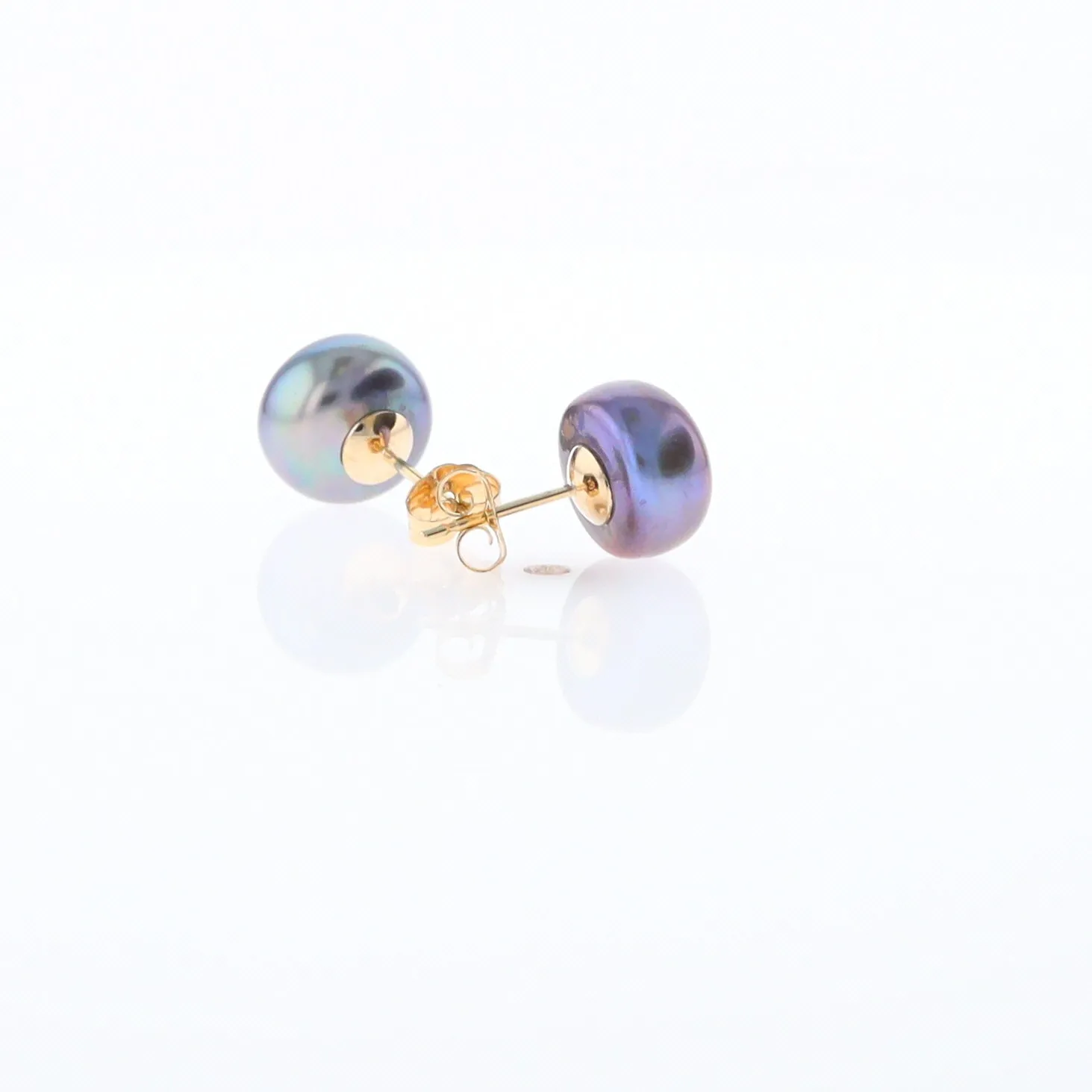 Tahitian Grey Pearl Studs