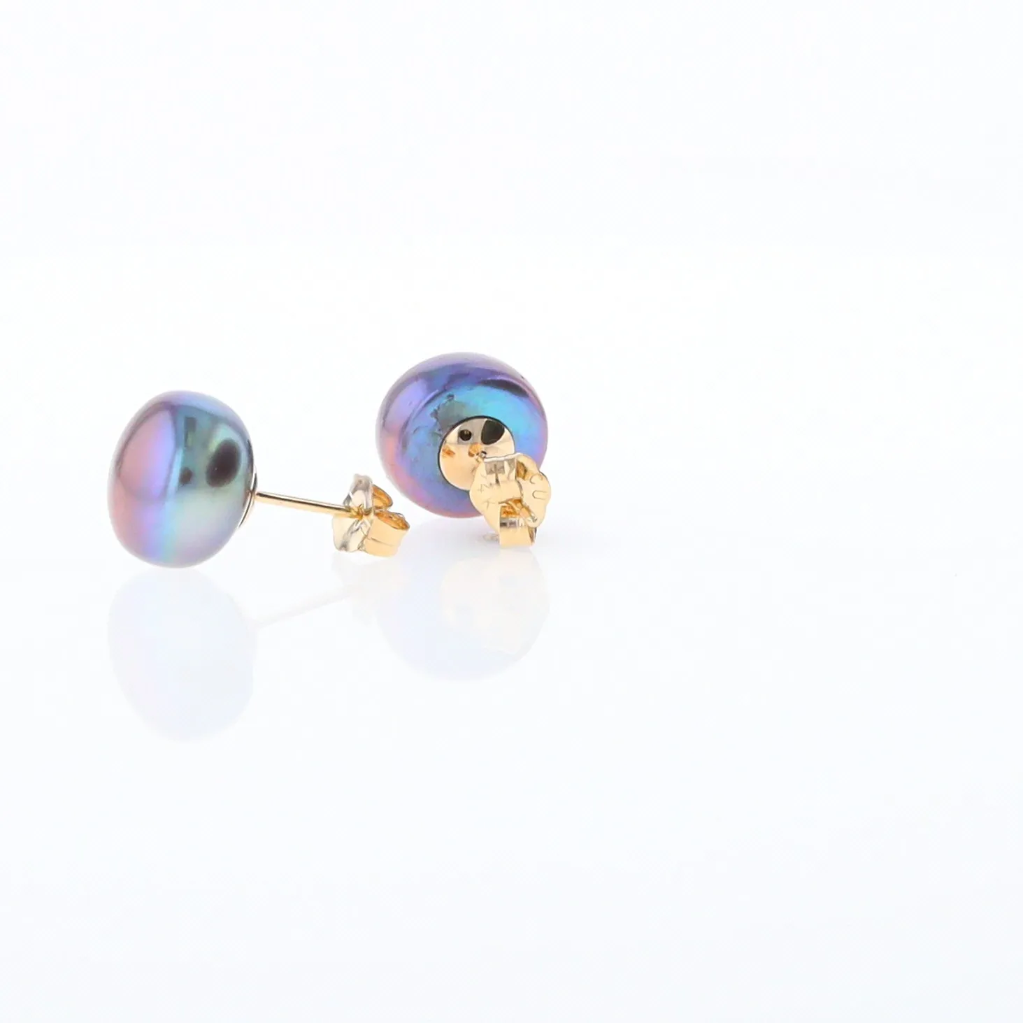 Tahitian Grey Pearl Studs