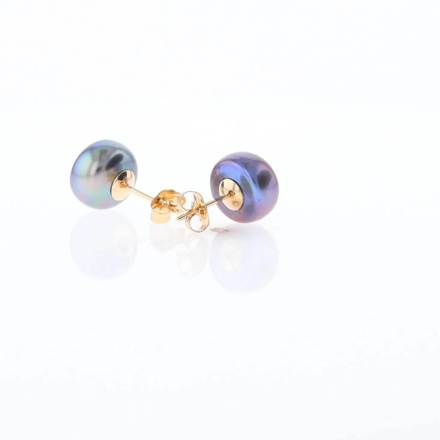 Tahitian Grey Pearl Studs