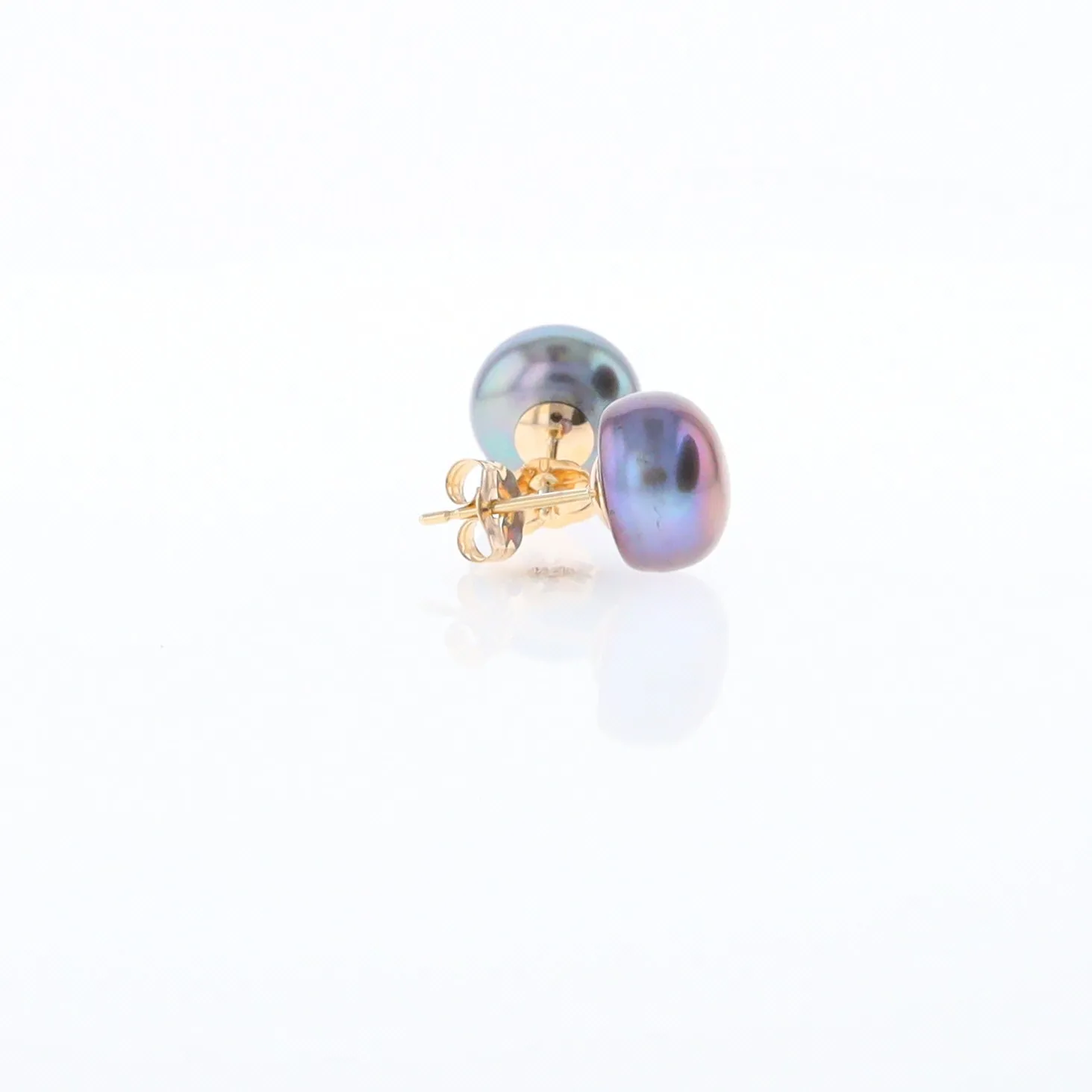 Tahitian Grey Pearl Studs