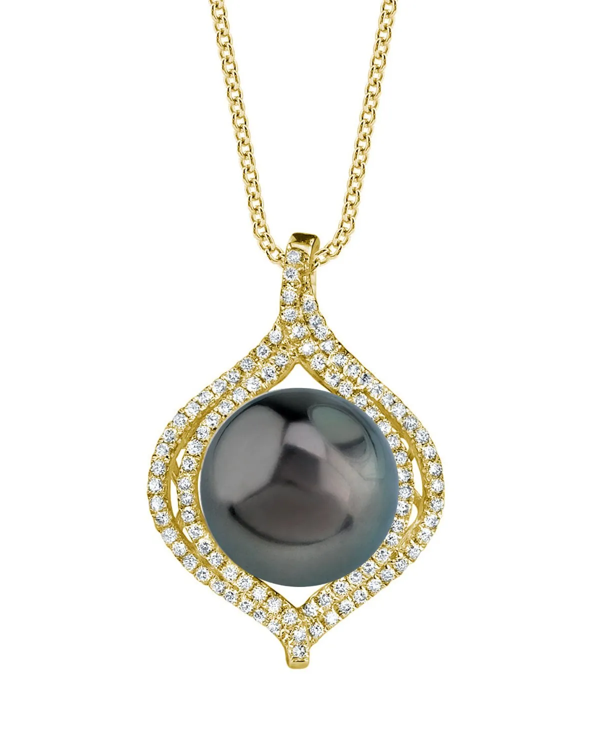 Tahitian South Sea Pearl & Diamond Clara Pendant