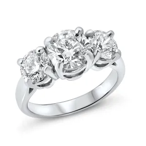 Three-Stone Diamond Ring