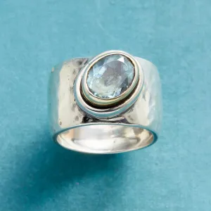 Tipsy Topaz Ring