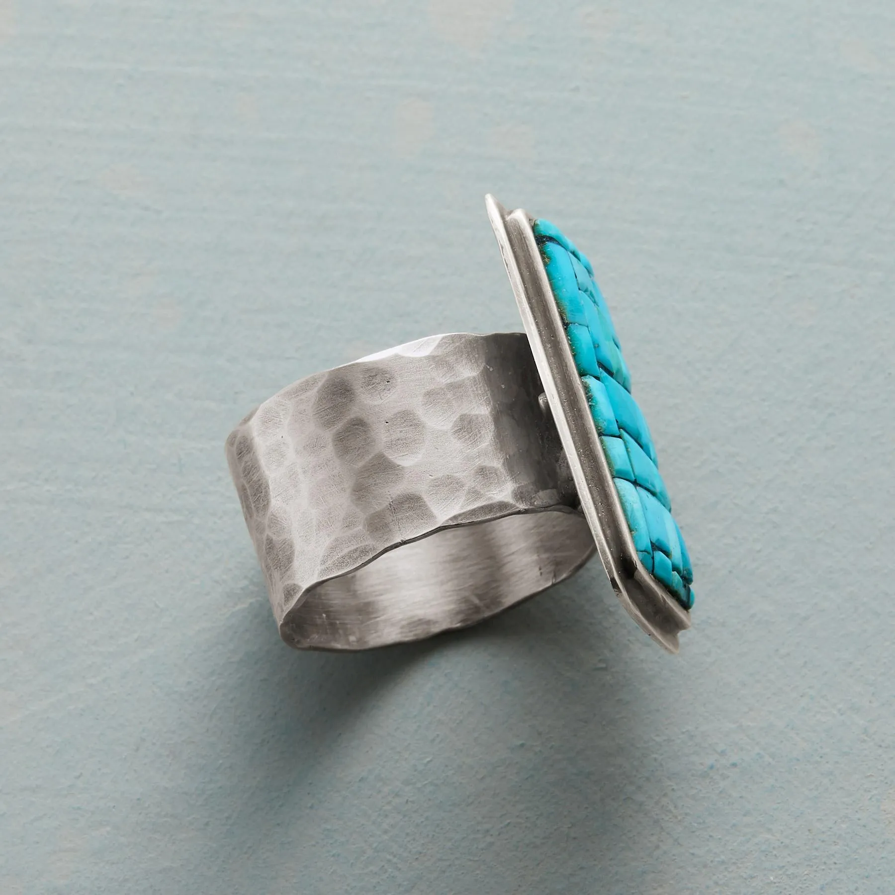 Turquoise Cobblestone Ring