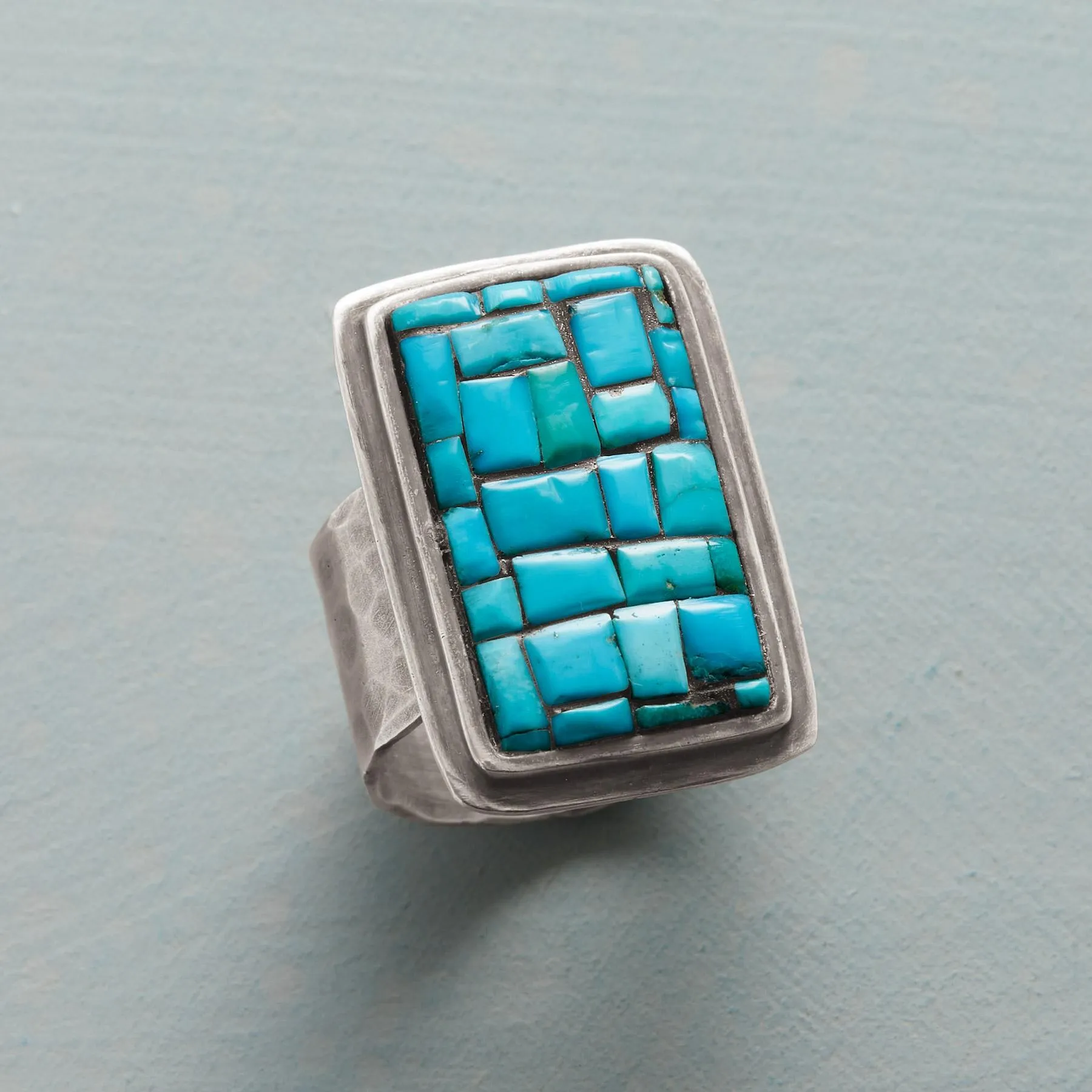 Turquoise Cobblestone Ring