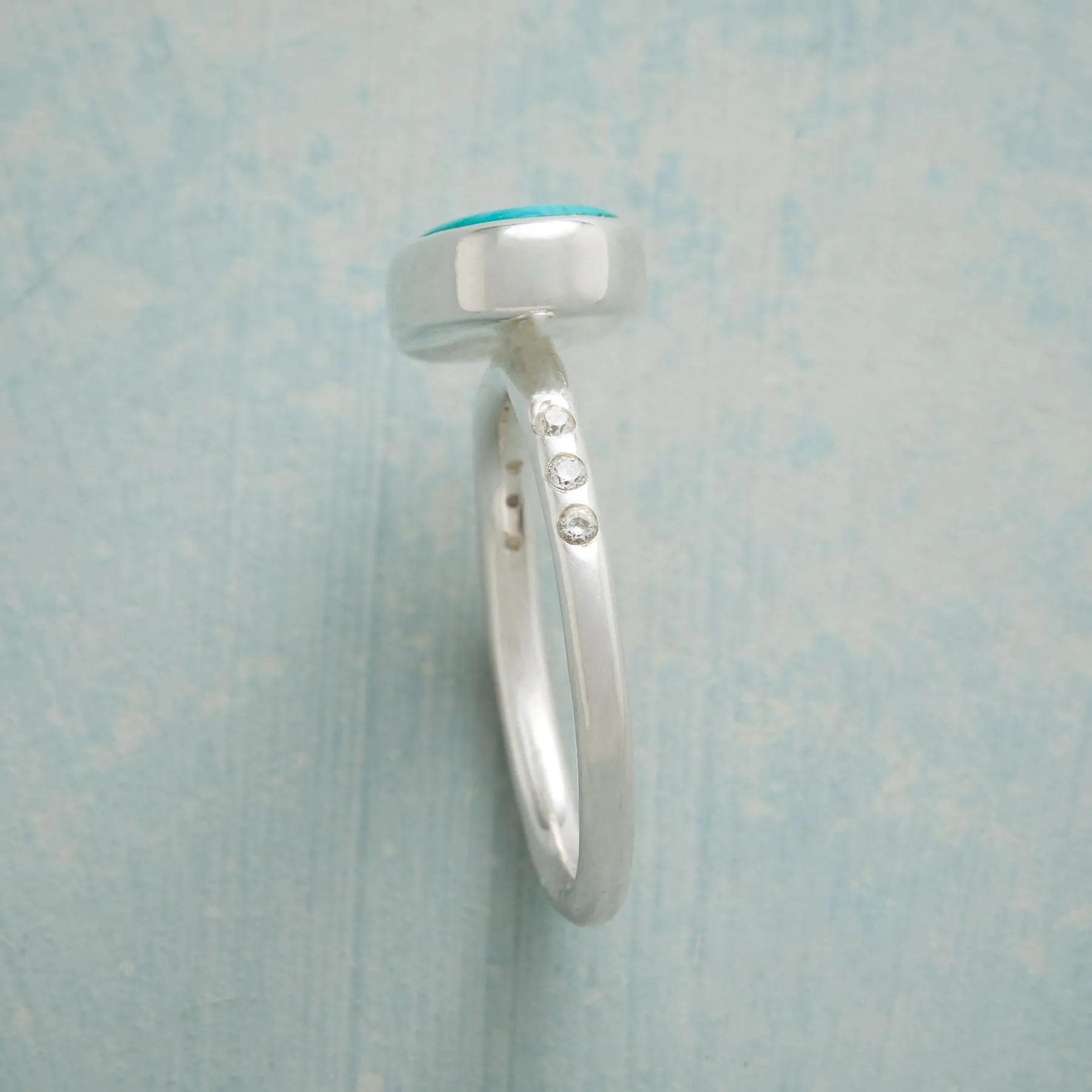 Turquoise Platter Ring