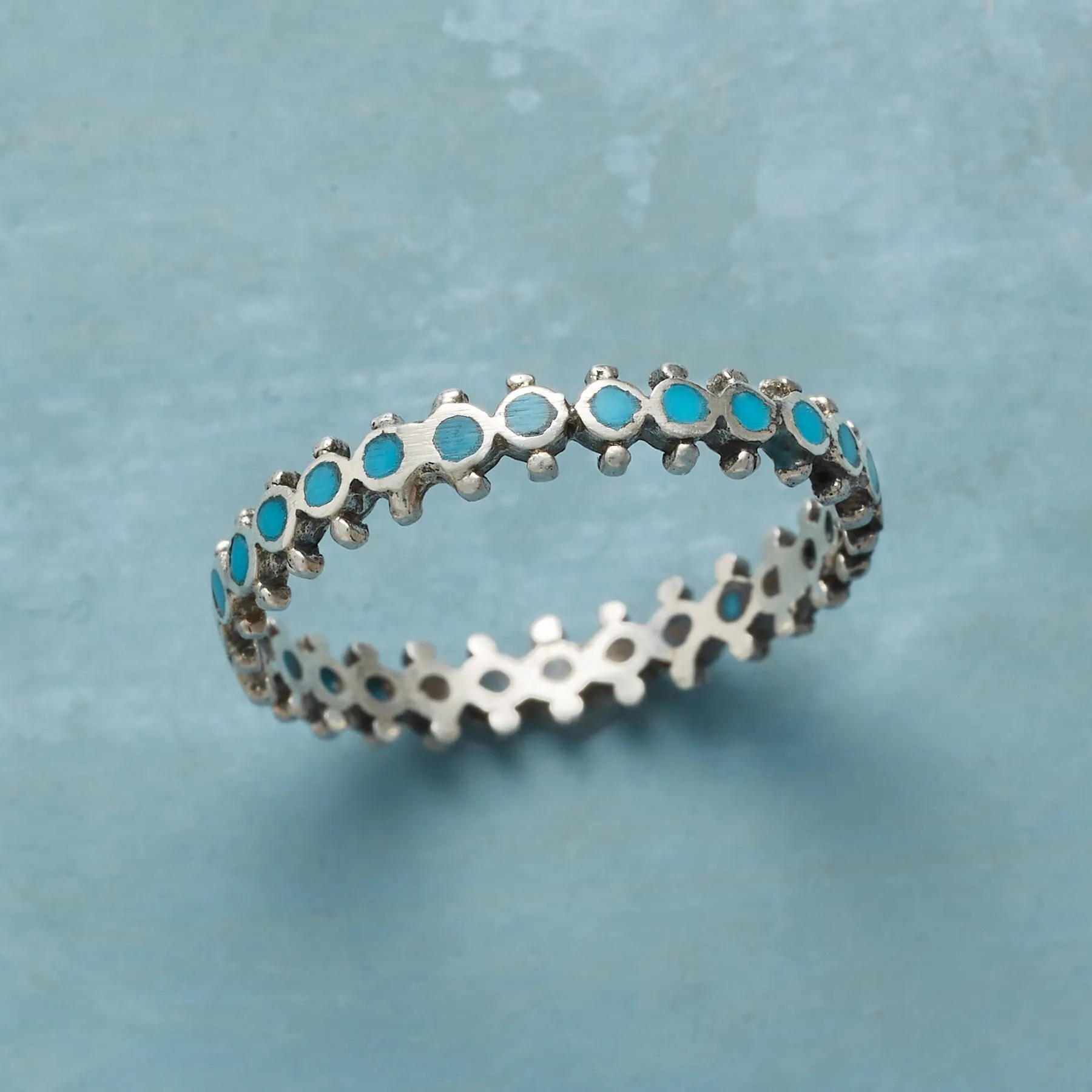 Turquoise Round Around Ring