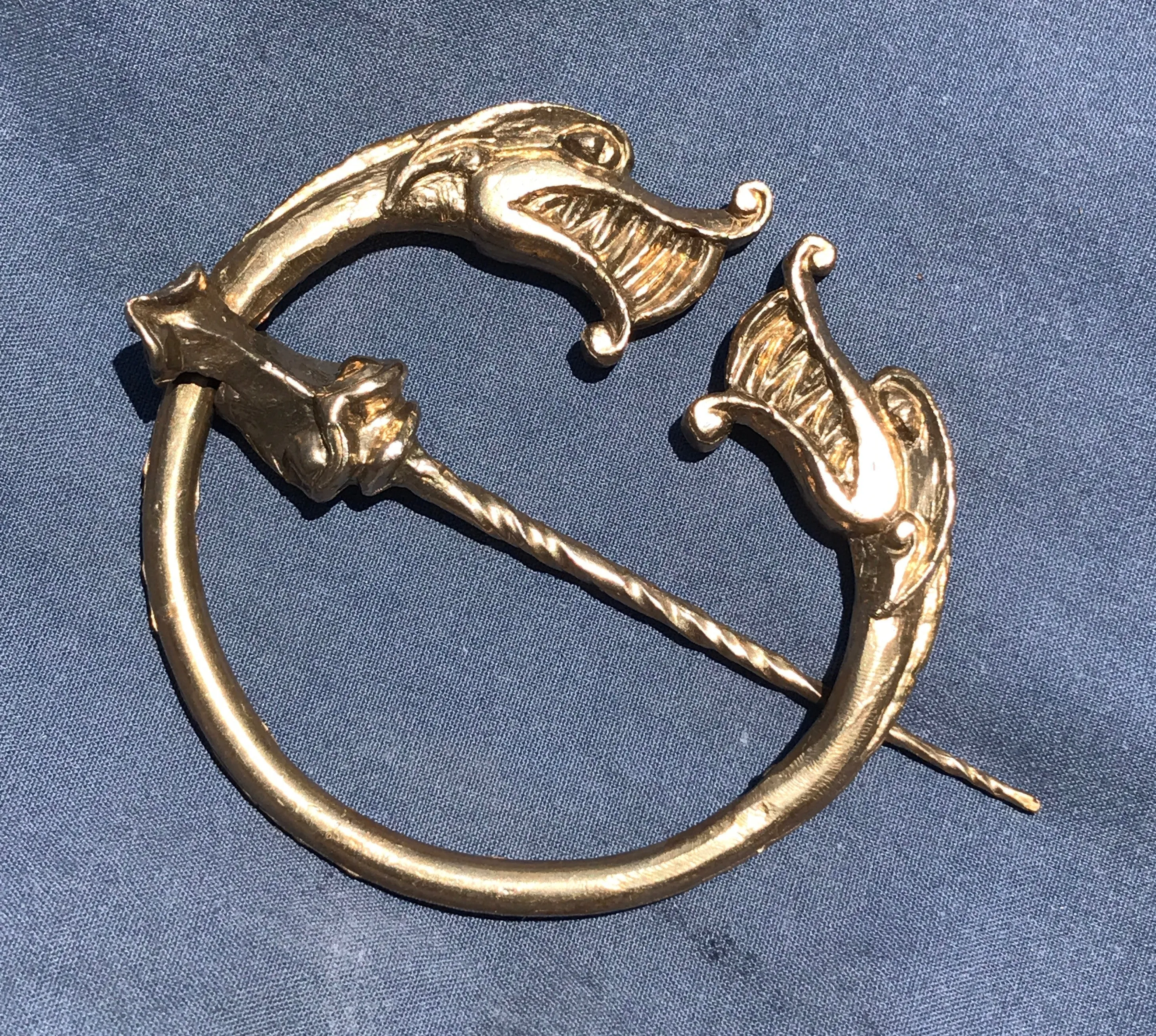 Viking Dragons Penannular Brooch - R03