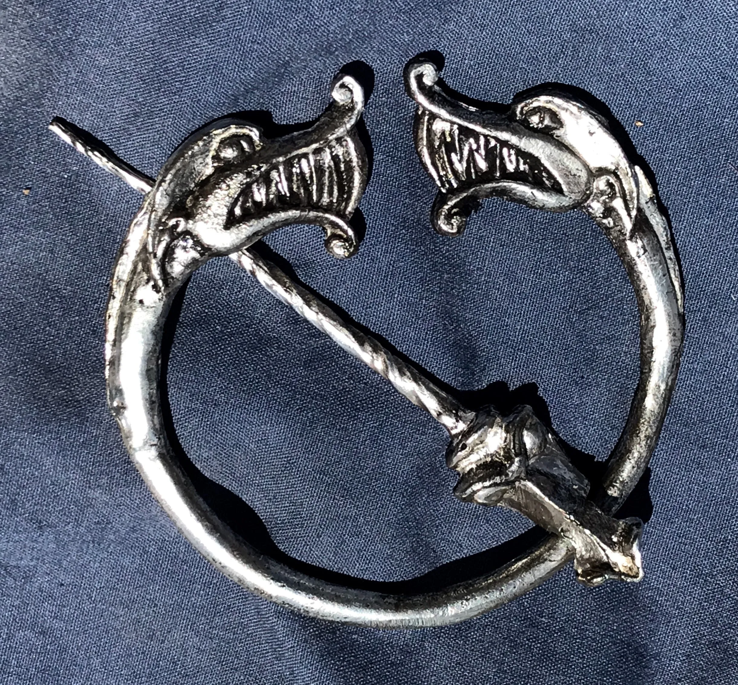 Viking Dragons Penannular Brooch - R03