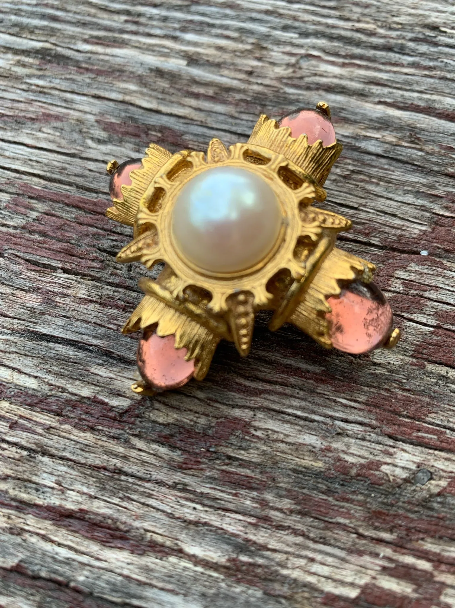 Vintage Maltese Brooch