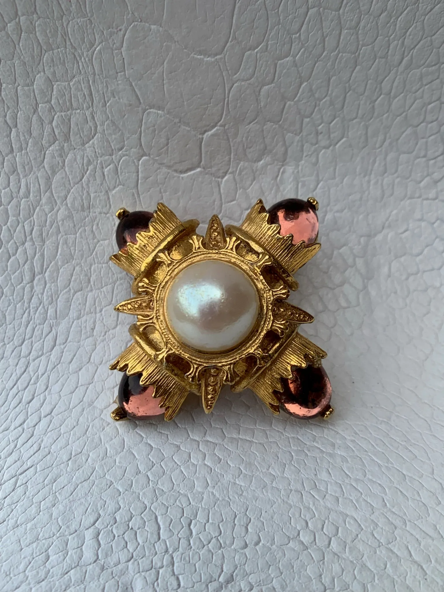 Vintage Maltese Brooch