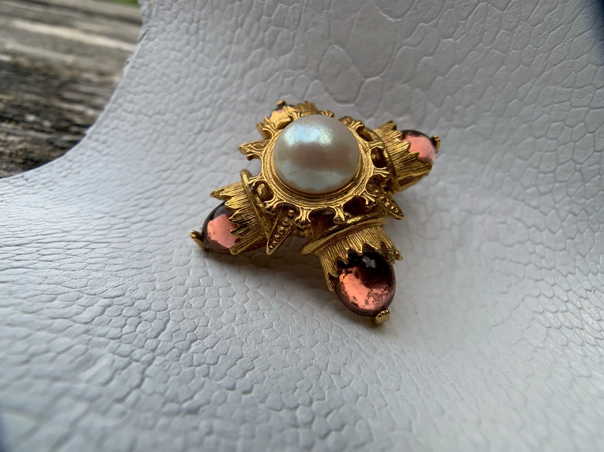 Vintage Maltese Brooch